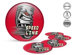 Adesivo Bombato Premium Edizione Badge Cupola Drift